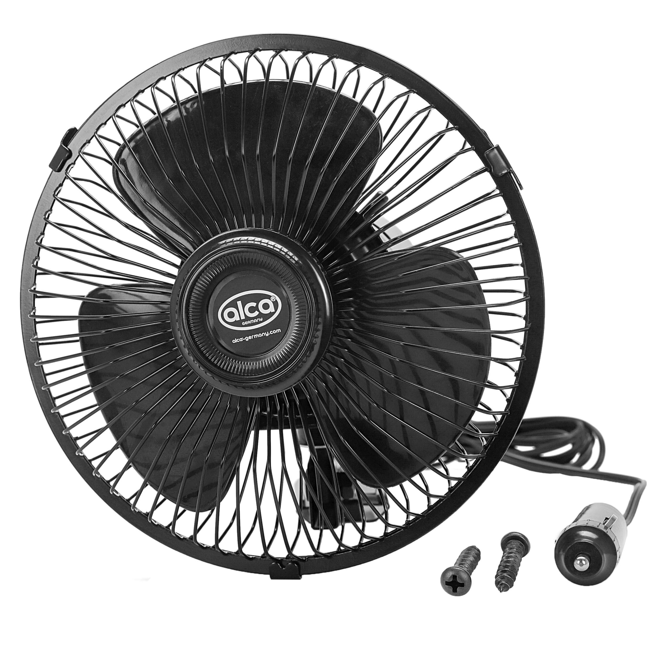 Handventilator Fahrzeugventilator 24 V mit Rotation & Schraubbefestigung, Metall
