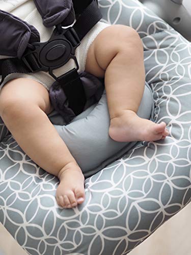 BÉABA   Sdraietta Up&Down III, Dondolo per Neonato e Bambini, Regolabile in Altezza, 3 Posizioni d'Inclinazione, Cinture di Sicurezza, Fogli : Prima infanzia
