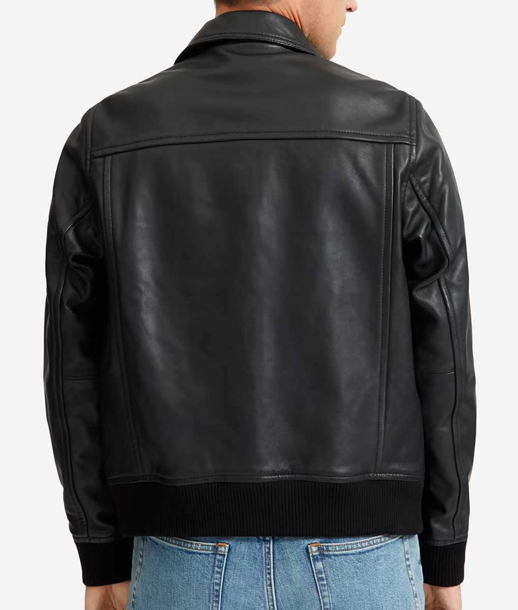 Henry Black Bomber Jacket