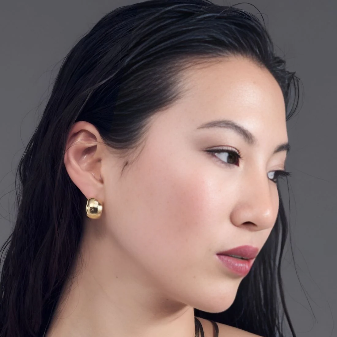 Orecchini Unoaerre 6439 argento dorato giallo a cerchietto