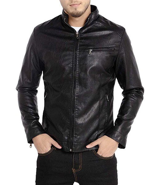 Men’s Black Leather Jacket