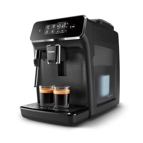 Philips 2200 Series Macchina da Caffè Automatica   Montalatte Classico, Display Touch Intuitivo, Nero Opaco (EP2220/10) : Amazon.it: Casa e cucina