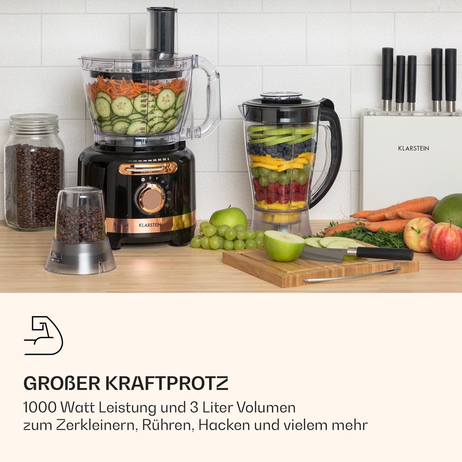 Küchenmaschine mit Kochfunktion
