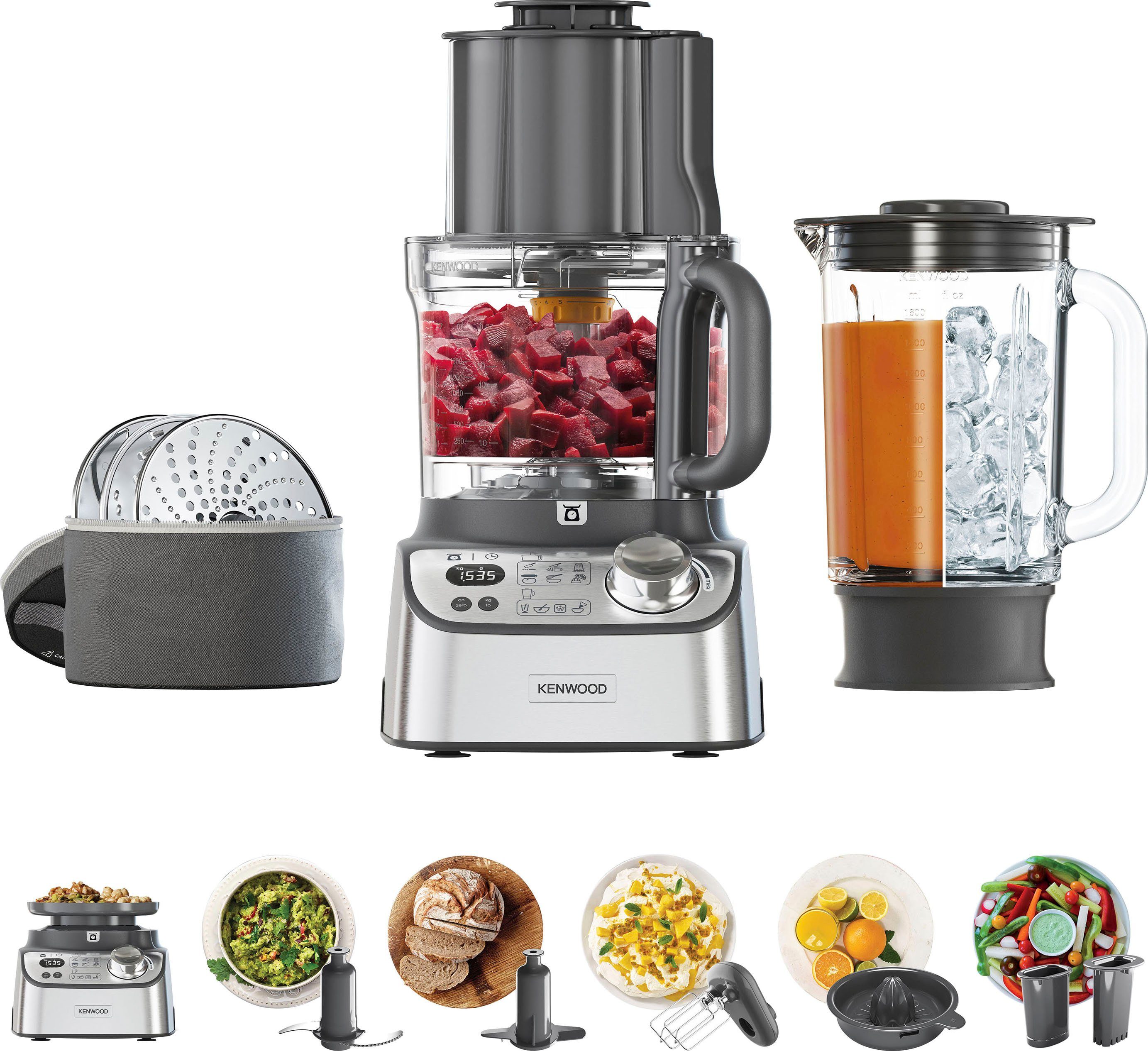 Küchenmaschine FDM72.990SS Multipro XL Weigh+