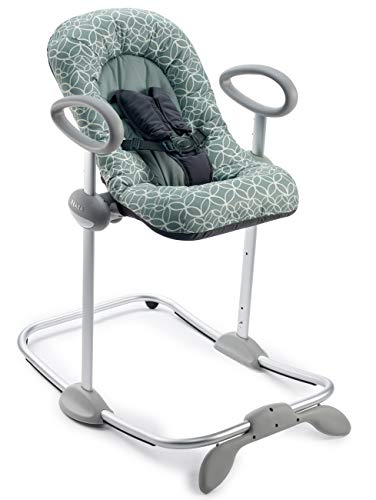 BÉABA   Sdraietta Up&Down III, Dondolo per Neonato e Bambini, Regolabile in Altezza, 3 Posizioni d'Inclinazione, Cinture di Sicurezza, Fogli : Prima infanzia