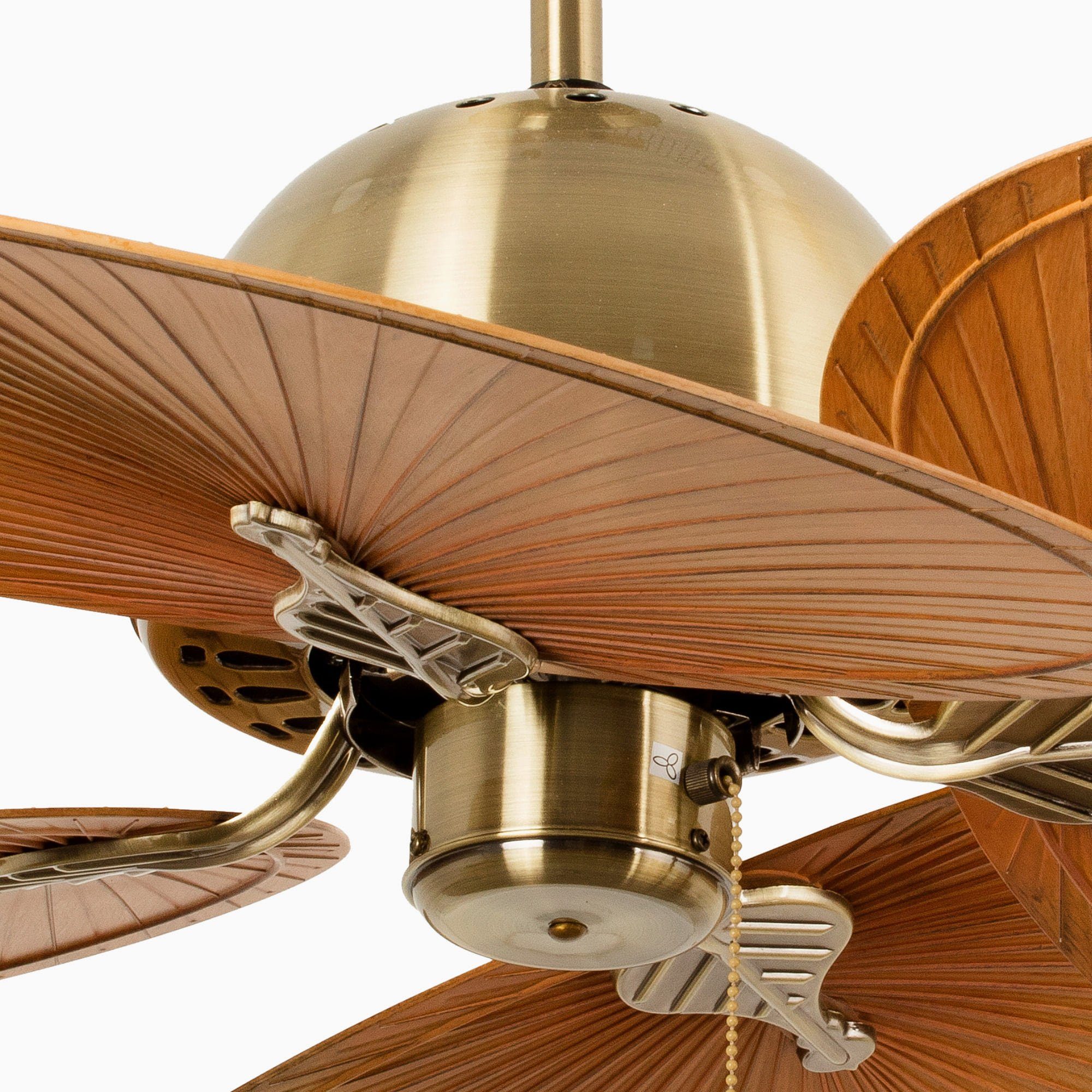 Deckenventilator Deckenventilator Cuba Gold 132 cm mit Zugkette