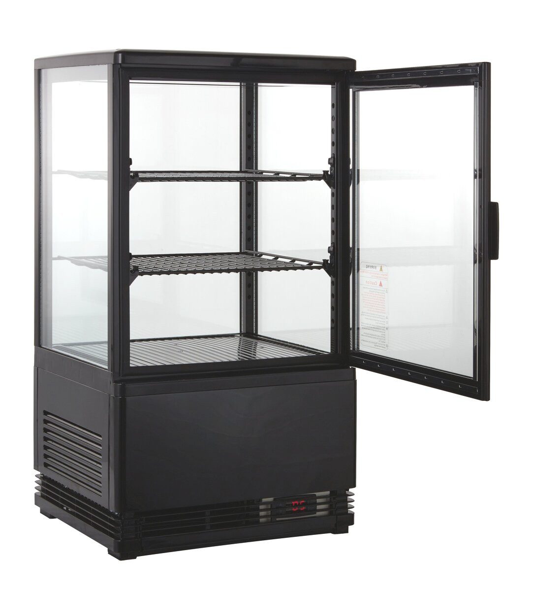 Kühlschrank Kühlvitrine 85 L - LED mit Glastür I abschließbar