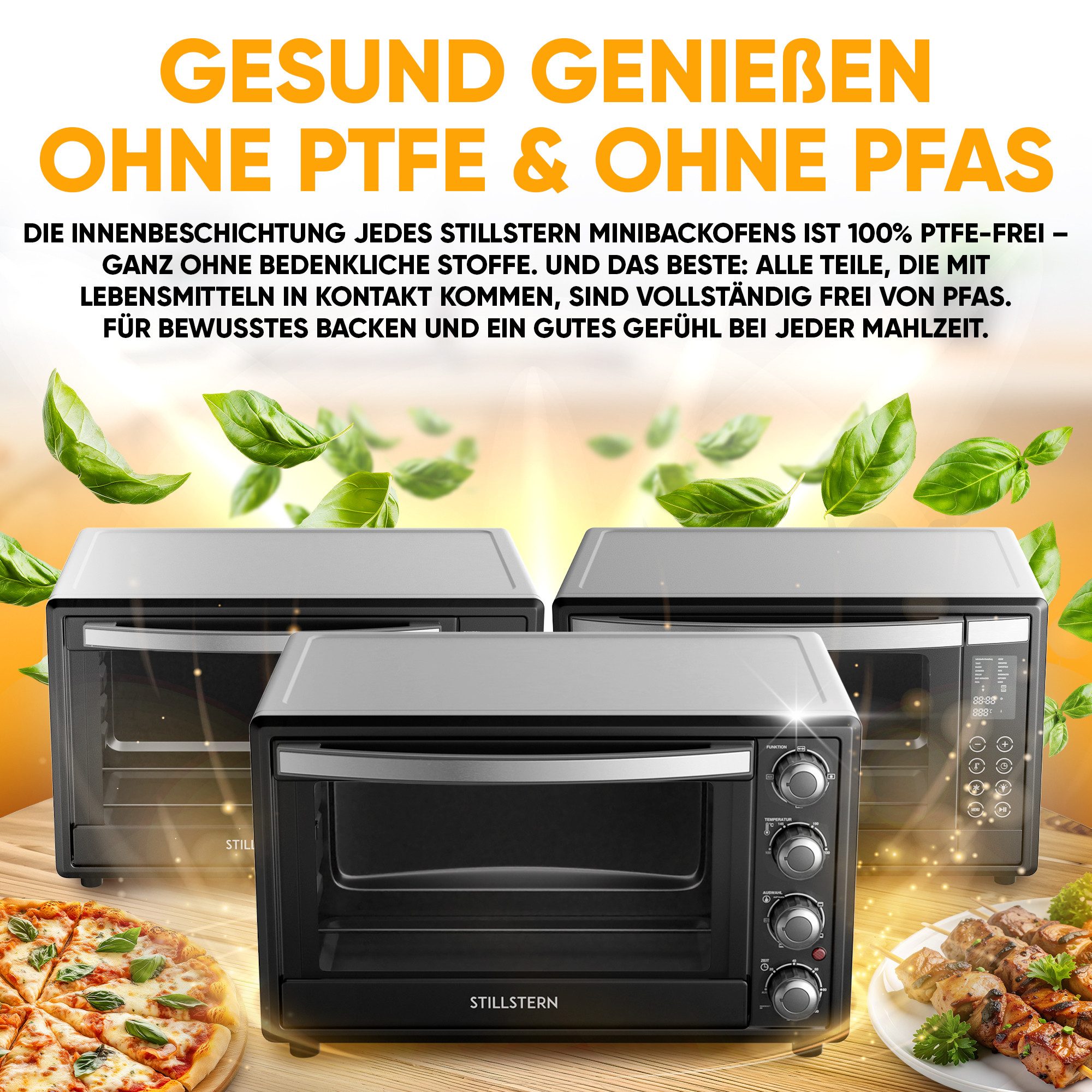 Minibackofen MB25-MX 2G (25L) Deutsche Version, Ofenhandschuhe