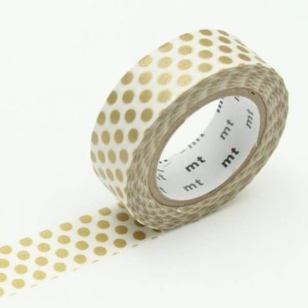 mt masking tape - Tape Single: Dot Gold 2