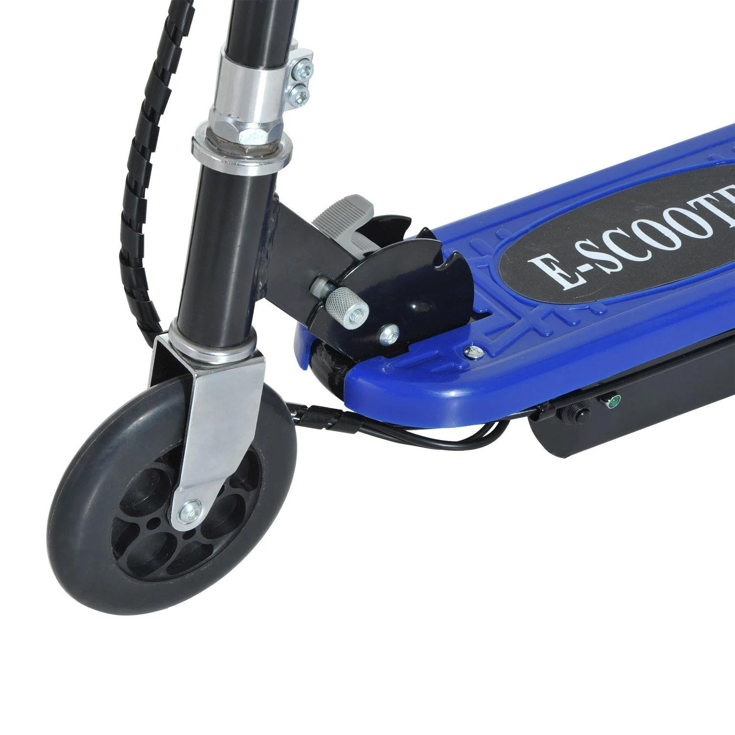 Monopattino Elettrico per Bambini 120W Pieghevole con Sella Blu