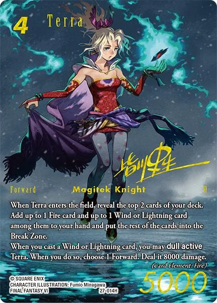 Terra (Full Art Signature) (27-014H) (Journey of Discovery)