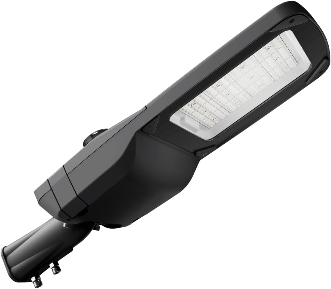 LED Straßenleuchte PRO 150W 22500lm 5000K Neutralweiß - IP66 IK08 Außenleuchte - LED Wegeleuchte Mastaufsatzleuchte für Ø 48-60mm Mast - Straßenbeleuchtung Parkplatz