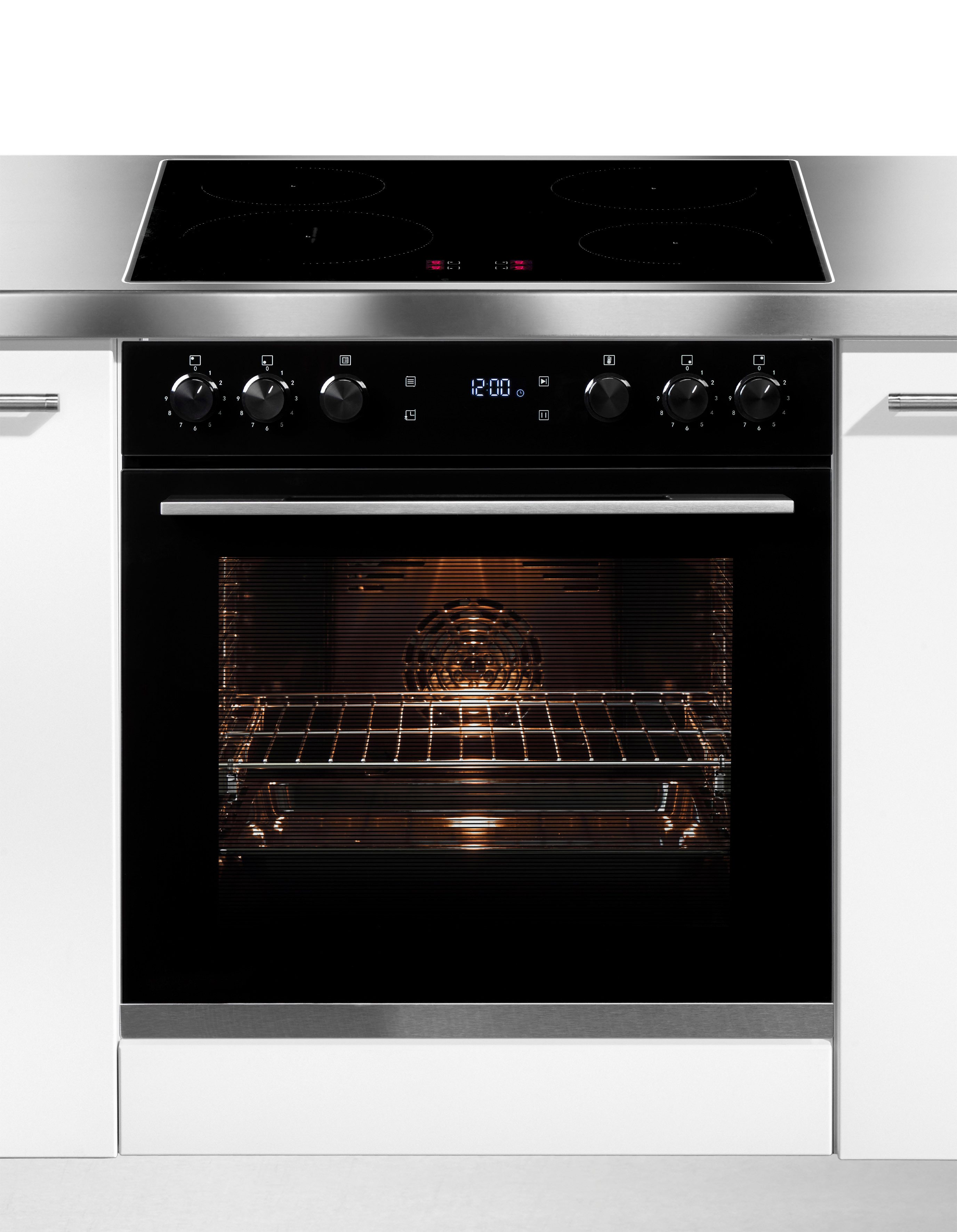 Induktions Herd-Set HBCO7210A1+HI46074CA