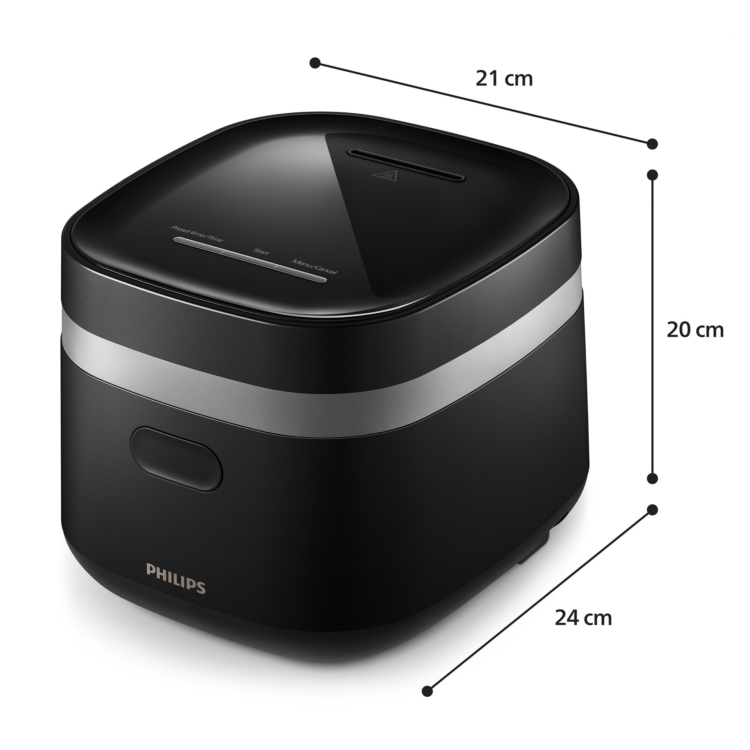 Reiskocher Mini 3000 Series, für 1-3 Personen, mit 8 voreingestellten Programmen