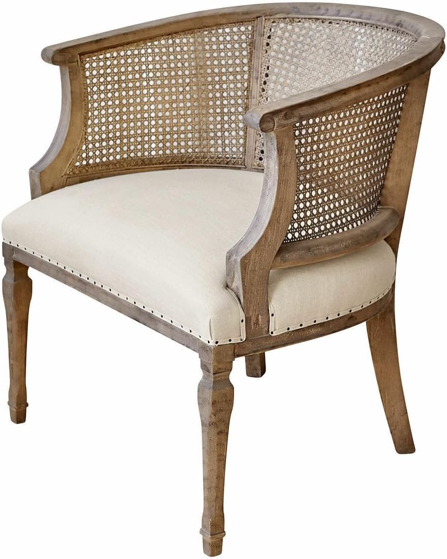 Loberon Stuhl Curbigny, beige/braun