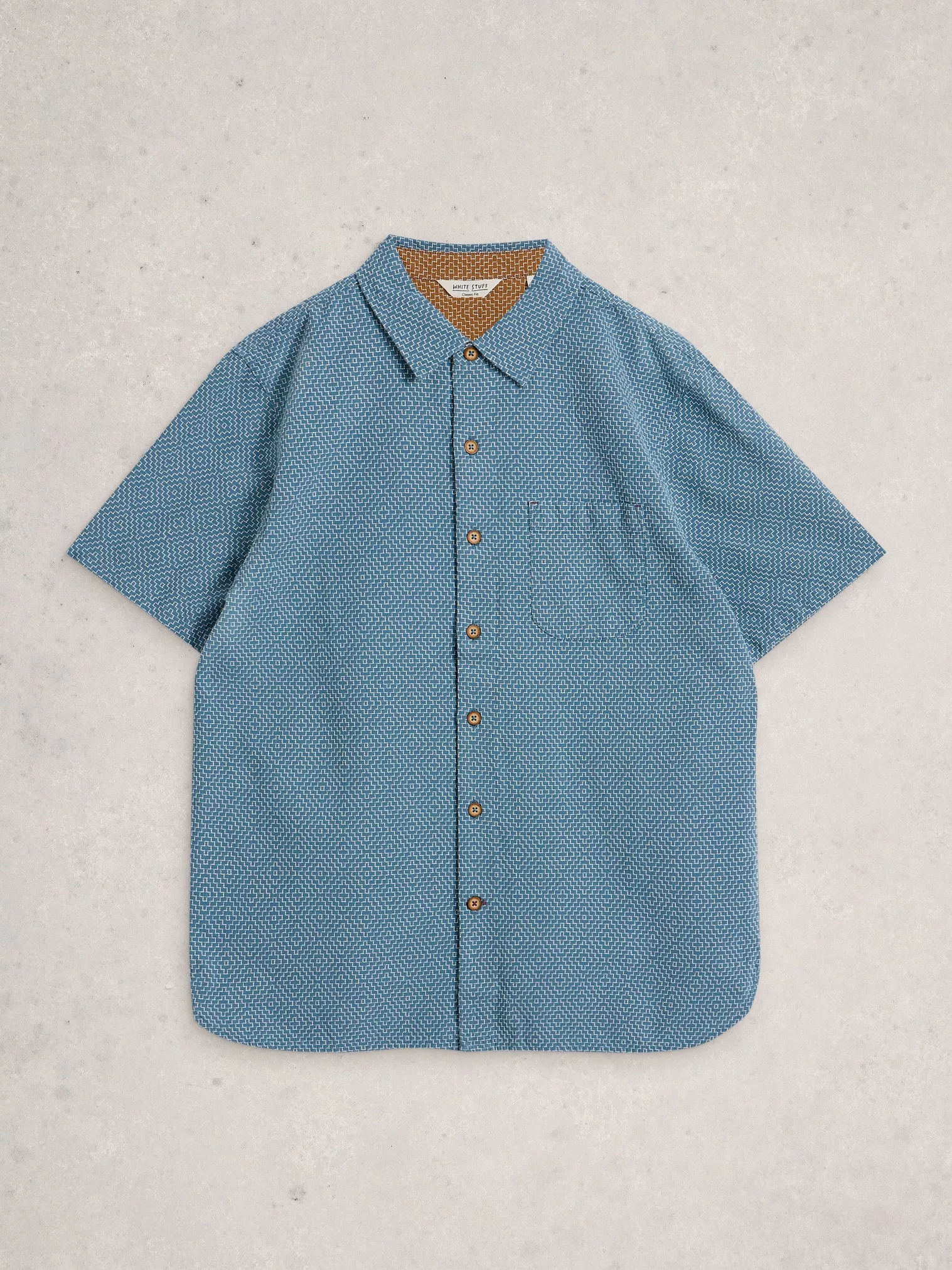 White Stuff Tile Stitch T-Shirt