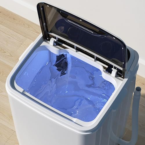 MGHRUE Lavatrice Completamente Automatica da 7,5 kg di Grande capacità   Batteriostasi A Luce Blu UV   Perfetta per Roulotte All'aperto, Piccoli Appartamenti E Viaggi : Amazon.it: Grandi elettrodomestici