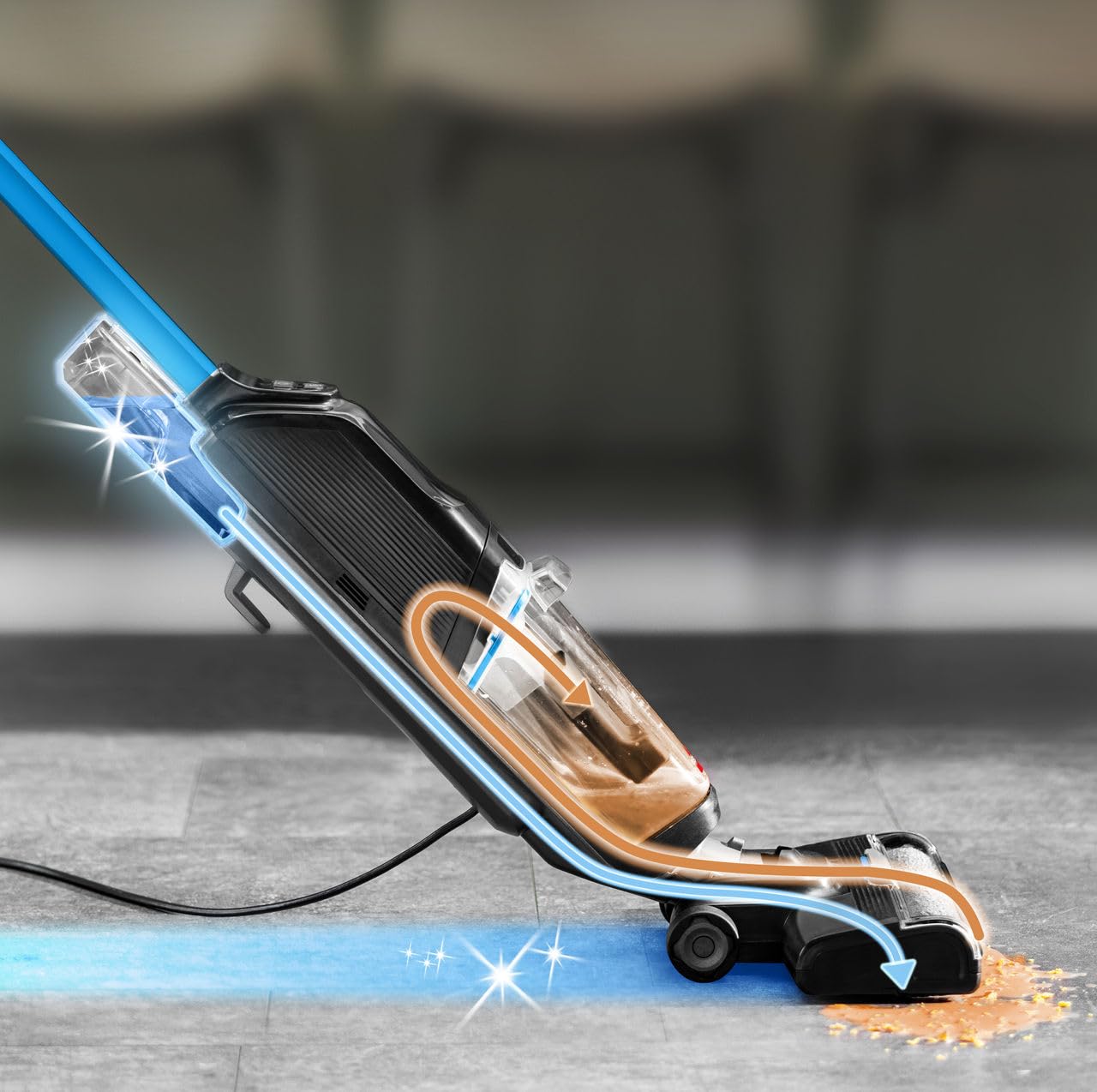 Nass- und Trockensauger CrossWave HF2 mit Kabel für Hartböden, Zwei-Tank-Technologie und Selbstreinigung inkl. Bürstenrolle und Reinigungsstation