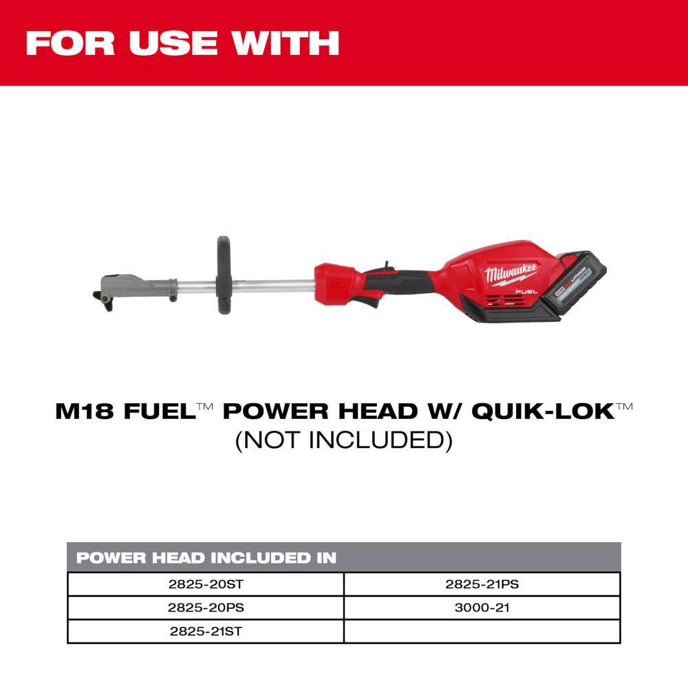 49-16-2738-49-16-2741 M18  QUIK-LOK Brush Cutter Attachment and M18  QUIK-LOK Bristle Brush Attachment (2-Tool)