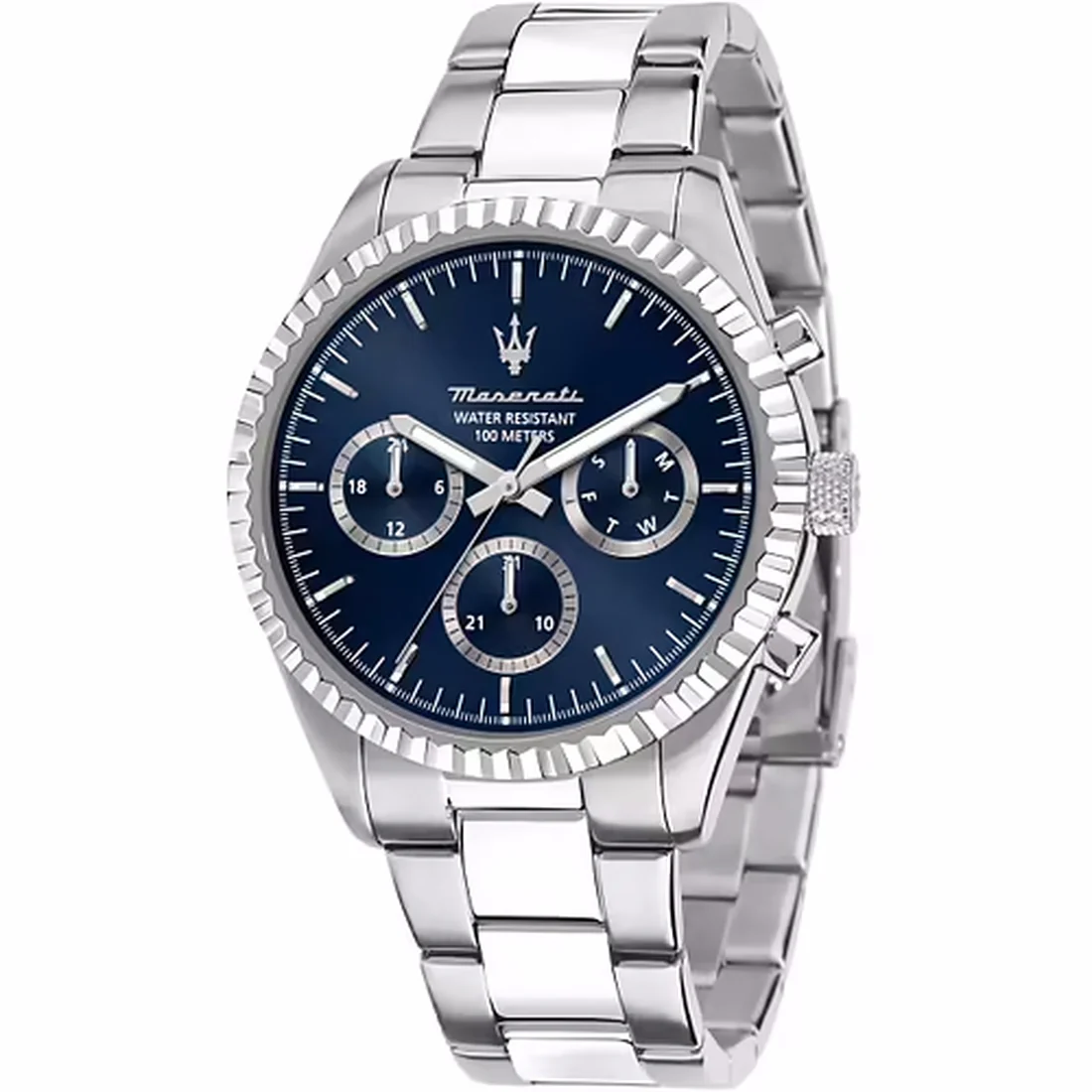 Orologio Maserati Competizione acciaio quadrante blu R8853100022