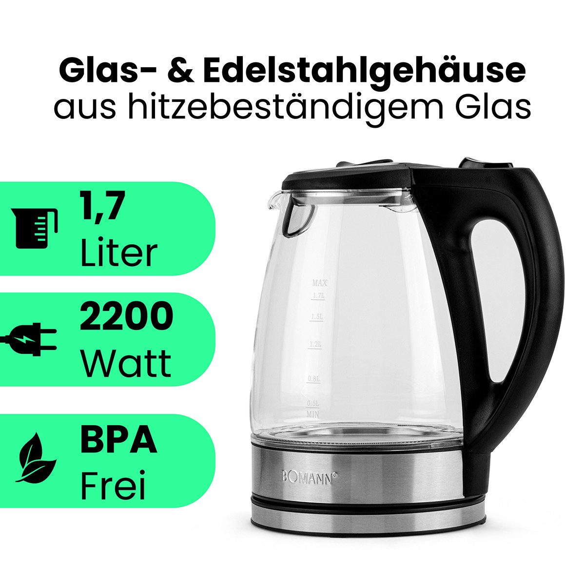 Wasserkocher WKS 6032 G CB
