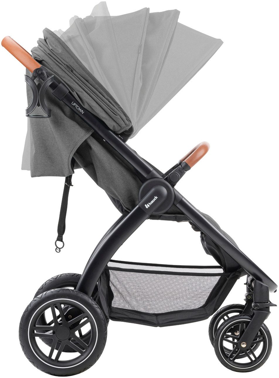 Kinder-Buggy Uptown, Black Melange Grey