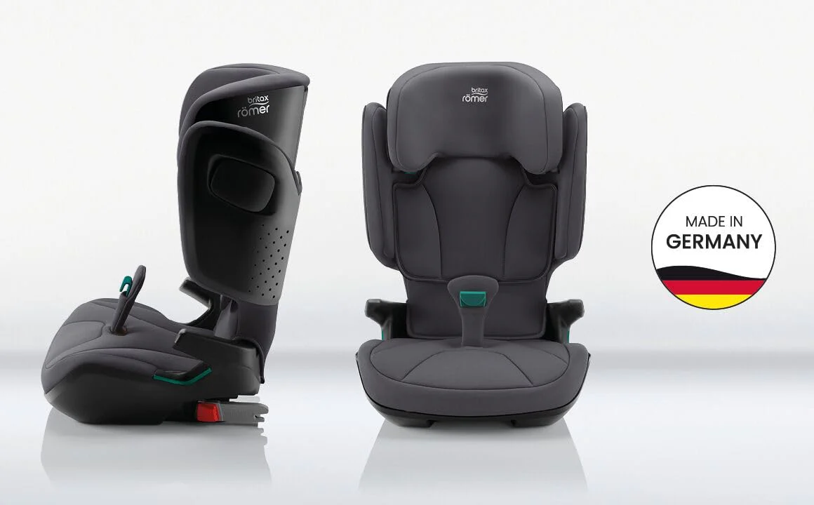 BRITAX R?MER Kindersitz KIDFIX 2 Z-LINE, f��r Kinder von 100-150 cm (i-Size) mit und ohne ISOFIX, 3,5-12 Jahre, Midnight Grey