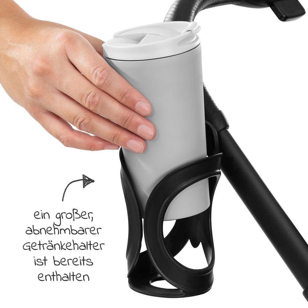 Kombi-Kinderwagen Vision X Duoset Black - Melange Black