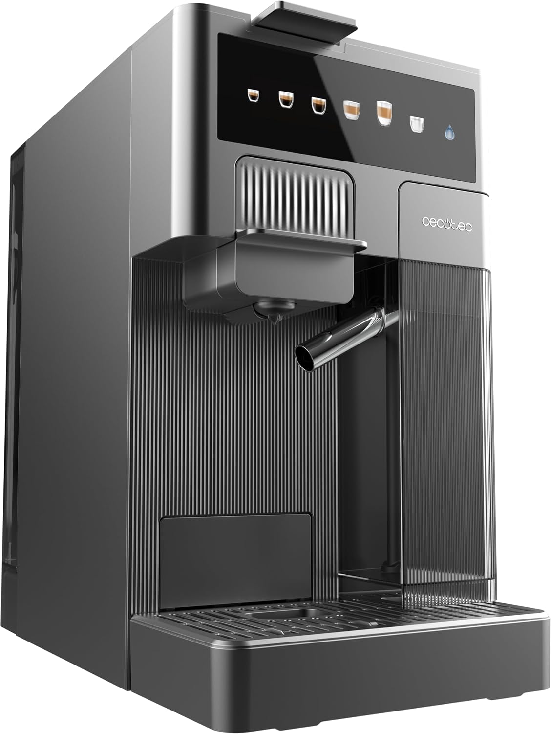 Cecotec Macchina per Caffè Espresso - Macchina Caffè a Capsule FreeStyle Latte T. 1350W, 20Bar, Serbatoio 1,6L di Acqua e 400ml di Latte, Compatibile con Caffè Macinato, Dolce Gusto, Nespresso e K-Fee