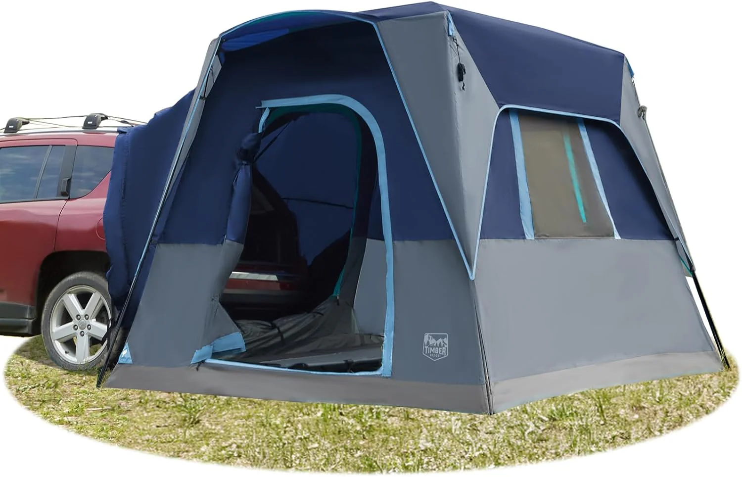 5 Person SUV Tent Weather Resistant Portable for Car SUV Van Camping