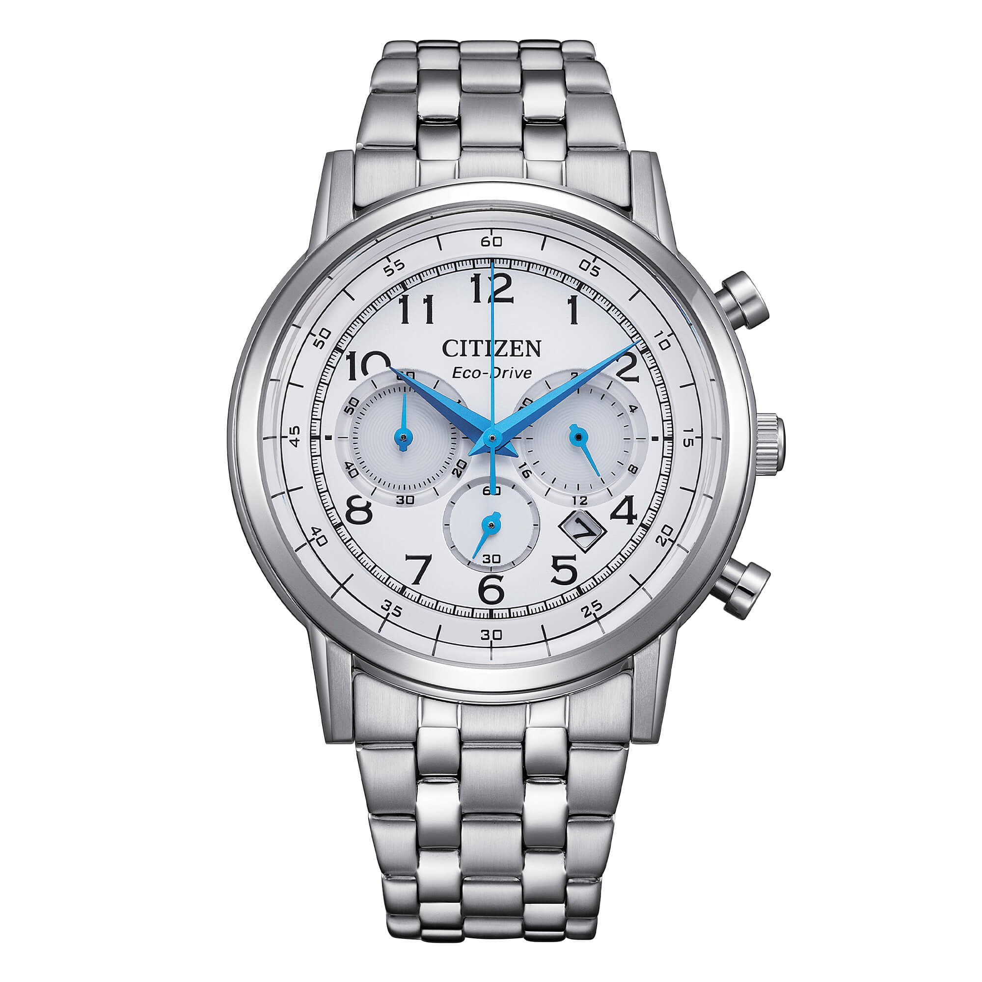 Orologio Citizen Crono Classic in acciaio quadrante bianco CA4630-53A