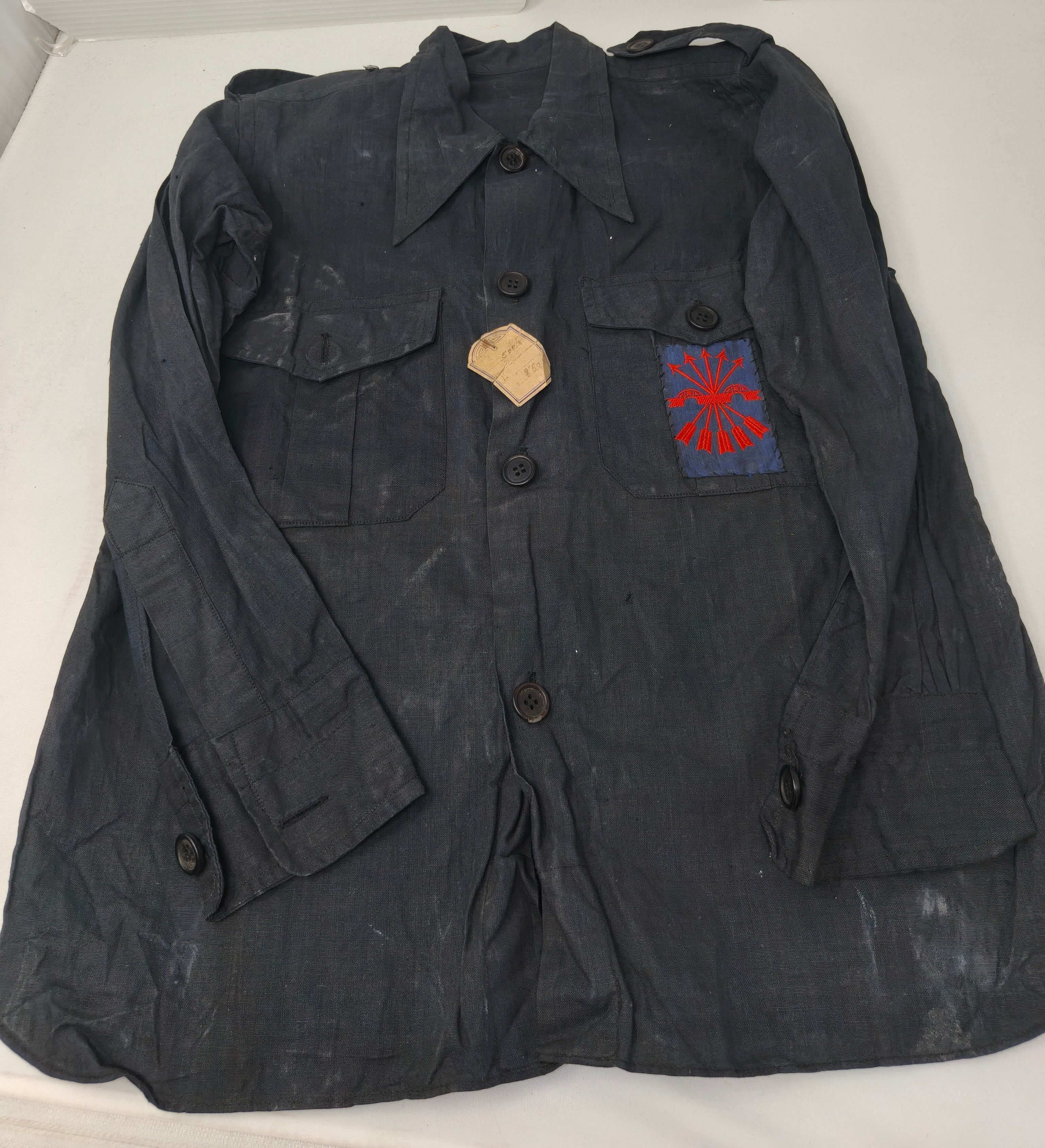 Camisa Azul Falange Juventudes. Espa?a