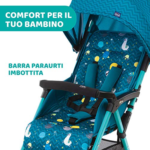 Chicco Ohlalà 3 Passeggino Ultraleggero Da 0 Mesi A 15 Kg, Blu Petrolio,101 X 81 X 47 Cm : Prima infanzia