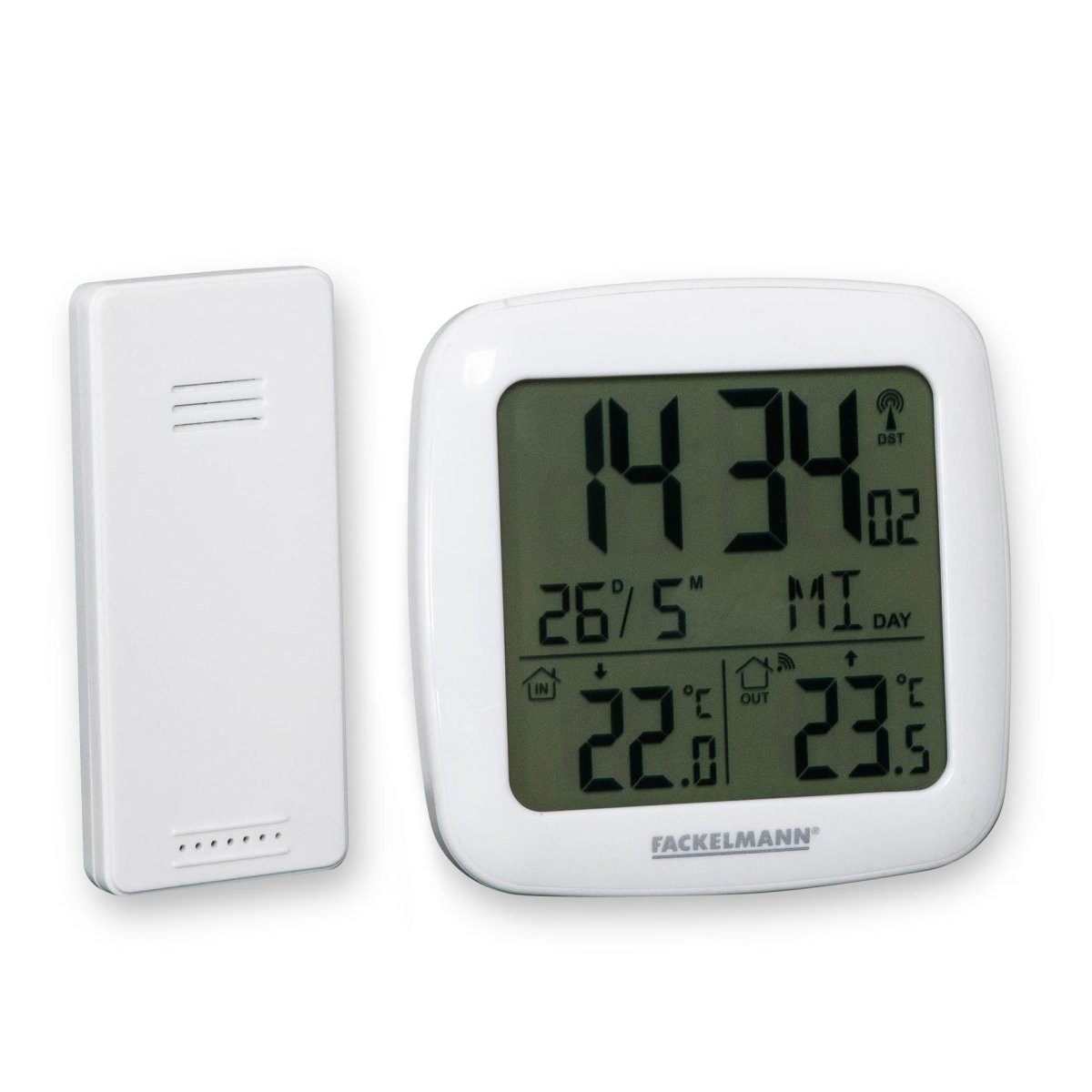Innenwetterstation Digital Thermometer mit Funkuhr