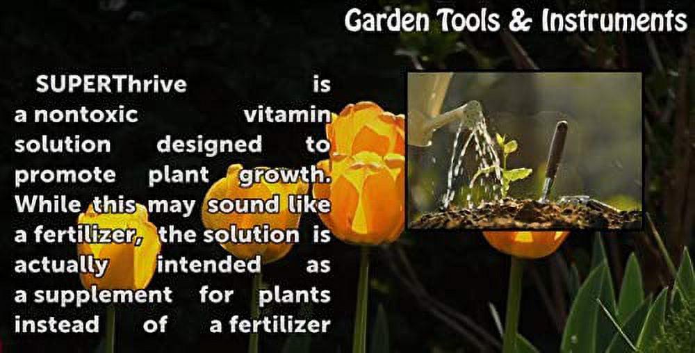 Superthrive Plant Vitamin Solution, 1 Gal &ndash; Boosts Growth & Reduces Shock, Ideal for All Gardens