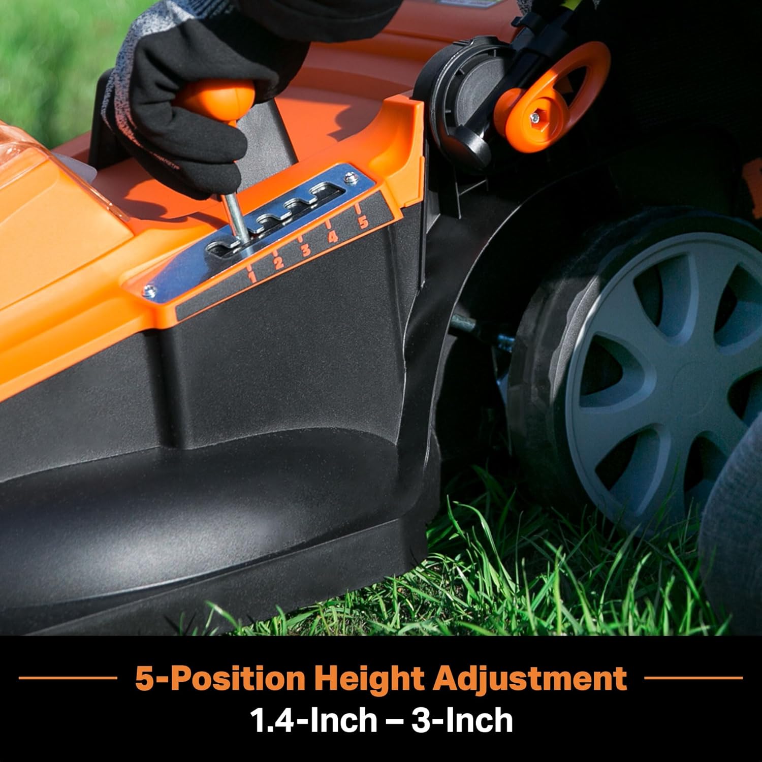 LawnMaster CLMF4817E 48V MAX Brushless Mower with 2X24V MAX 4.0Ah Battery and a Dual Charger