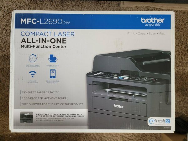 Brother MFC L2690DW Monochrome Laser All In One Printer FREE FAST !!