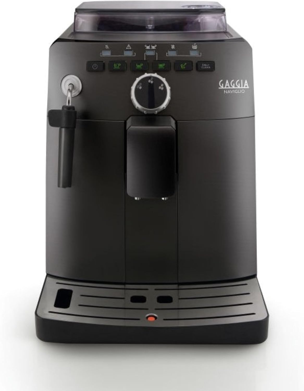 Gaggia HD8749/01 Naviglio Black - Macchina da Caffè Automatica, per Espresso e Cappuccino, Caffè in Grani, 15 bar, 1850W, 2L, Nero, 100% Made in Italy