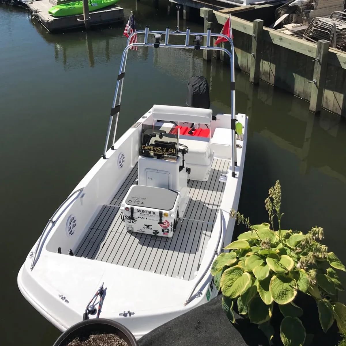 Oceansouth Klappbares Angelrutenrack Aluminium