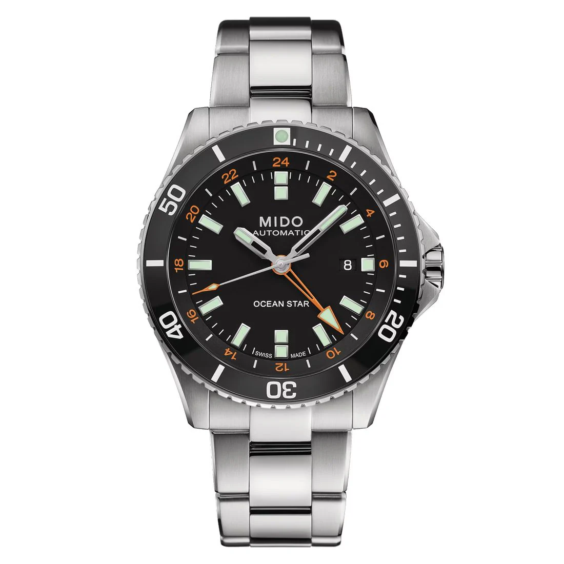 Orologio Mido Ocean Star GMT nero ghiera ceramica
