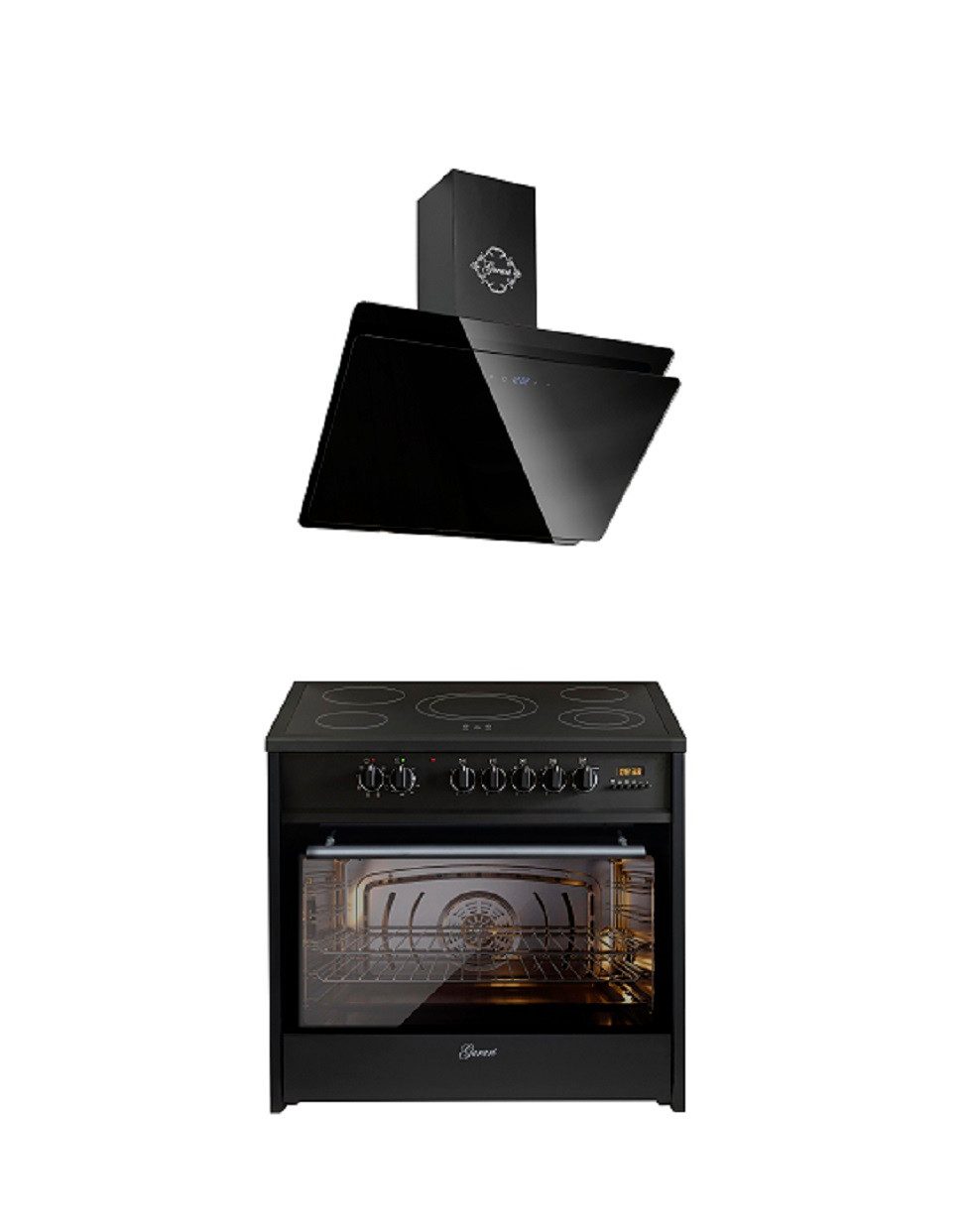 Elektro-Herd-Set GCH E 912 BL+GCH S 411 90 BL PRIME N