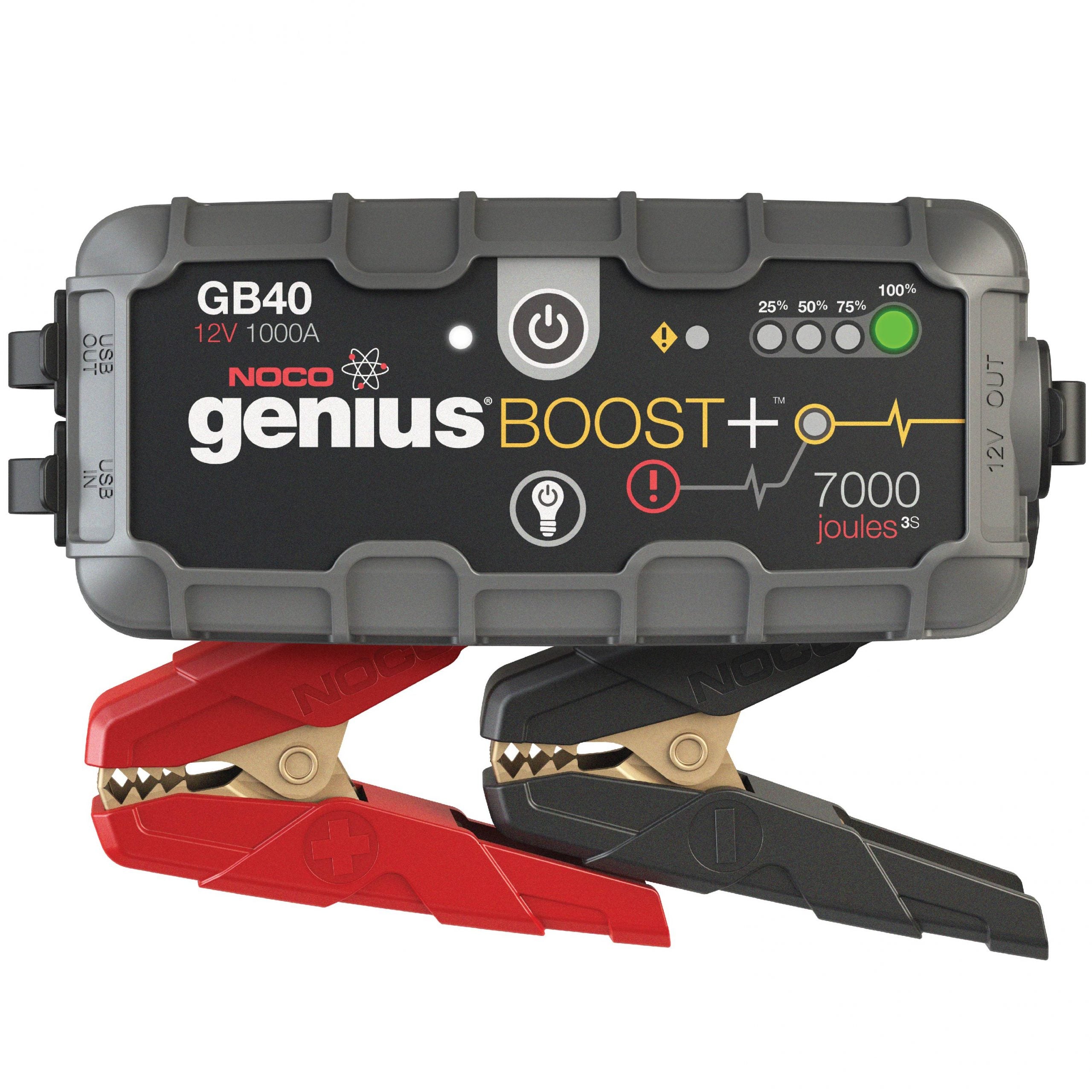 2025 NOCO Boost Plus GB40 UltraVeilige Lithium Acculader van 1000 Amp��re 12V voor Benzinemotoren tot 6L en Diesel tot 3L
