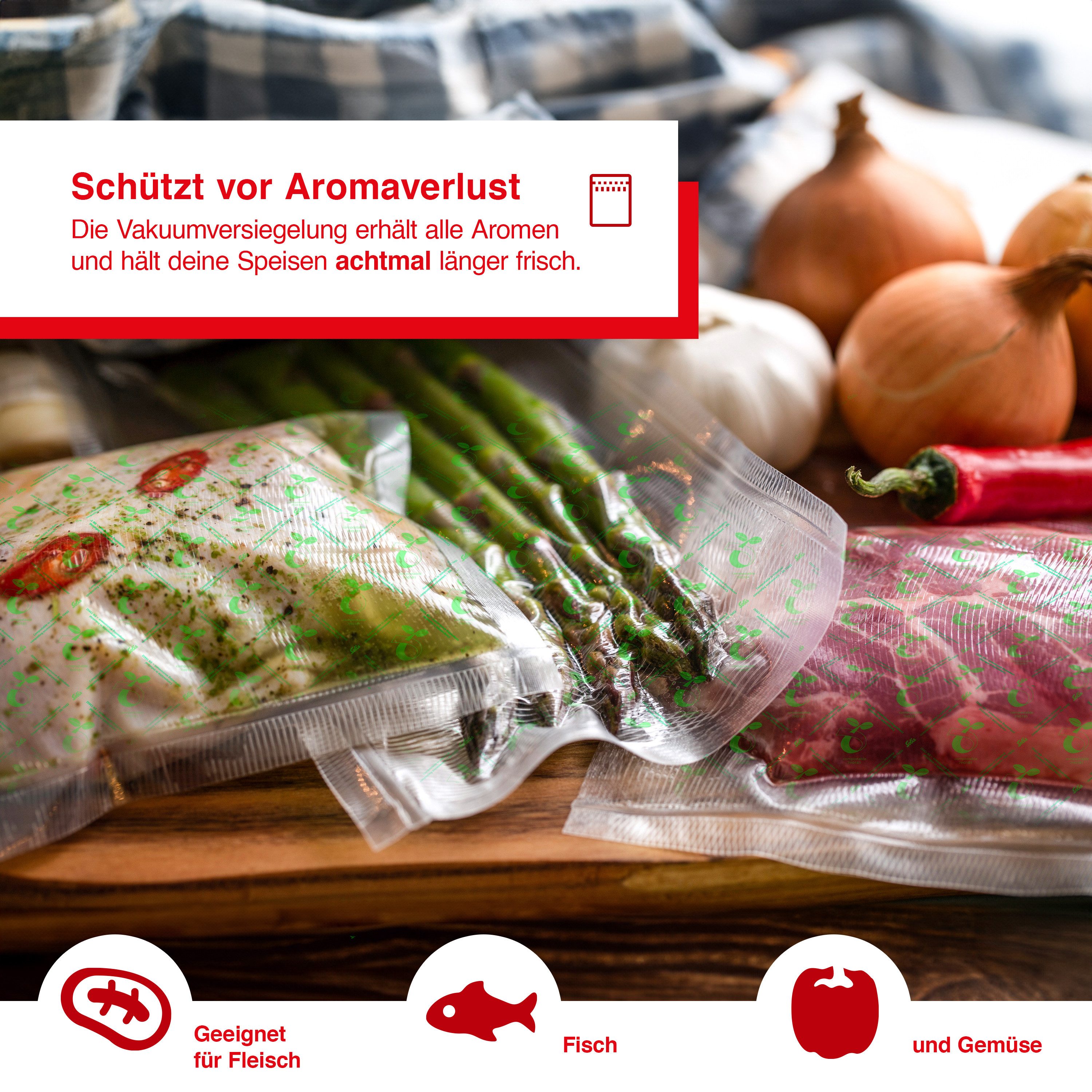 Vakuumier-Folienrollen ECO S0166