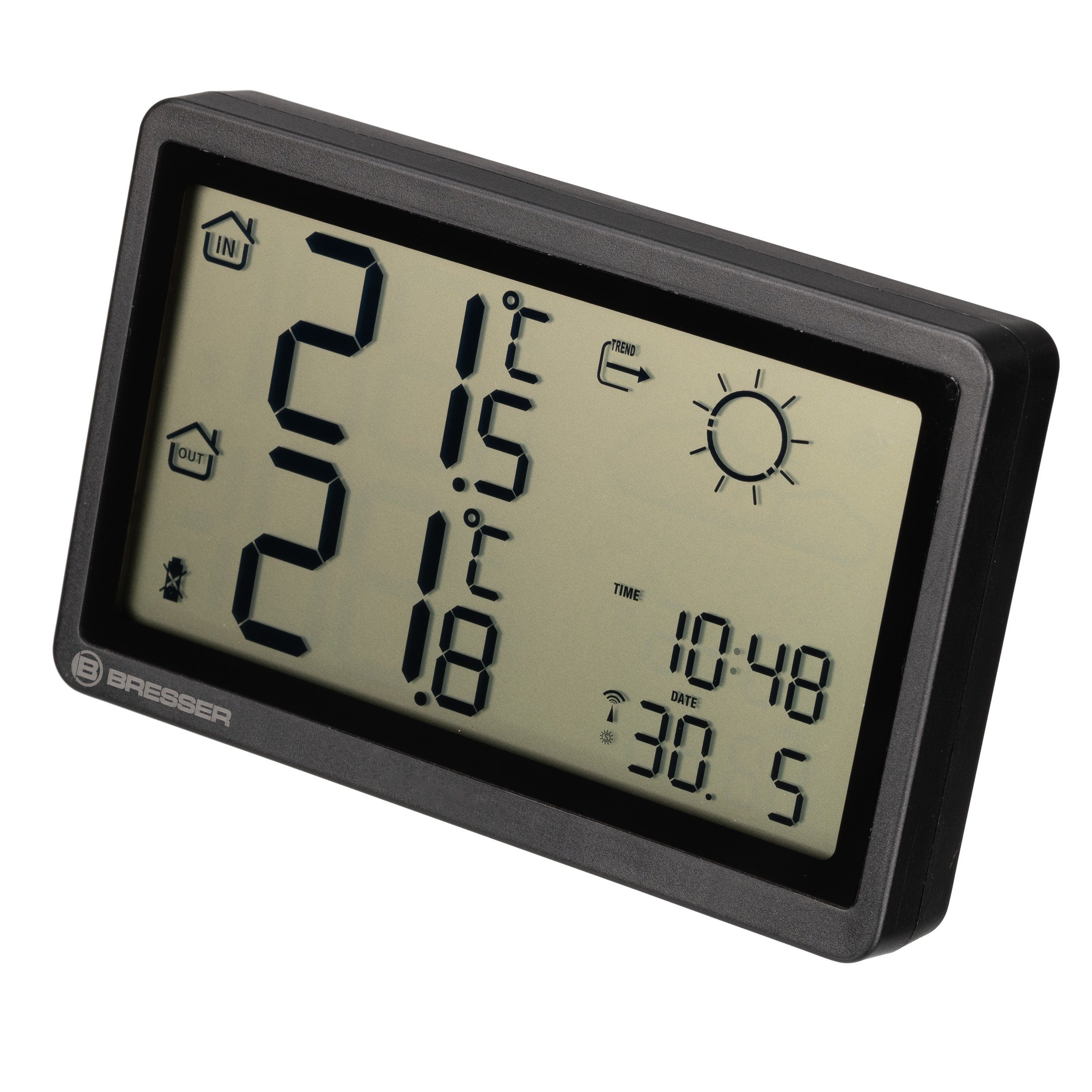 Funkwetterstation BRESSER Funkwetterstation Meteo Temp HZ, schwarz