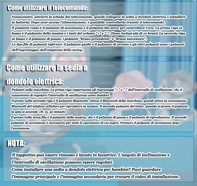 Wrneaoch 2 in 1 Sdraietta Neonati Elettrica Dondolo Neonati Elettrico con Telecomando e Bluetooth, Sdraietta Neonati 0 18 Kg con Cintura di Sicurezza a 3 Punti per Bambino 0 3 Anni : Amazon.it: Prima infanzia