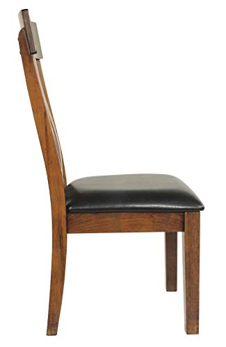 Ashley Furniture Signature Design   Ralene Upholstered Dining Side Chair   Rake Back Style   Set of 2   Medium Brown : Amazon.it: Casa e cucina