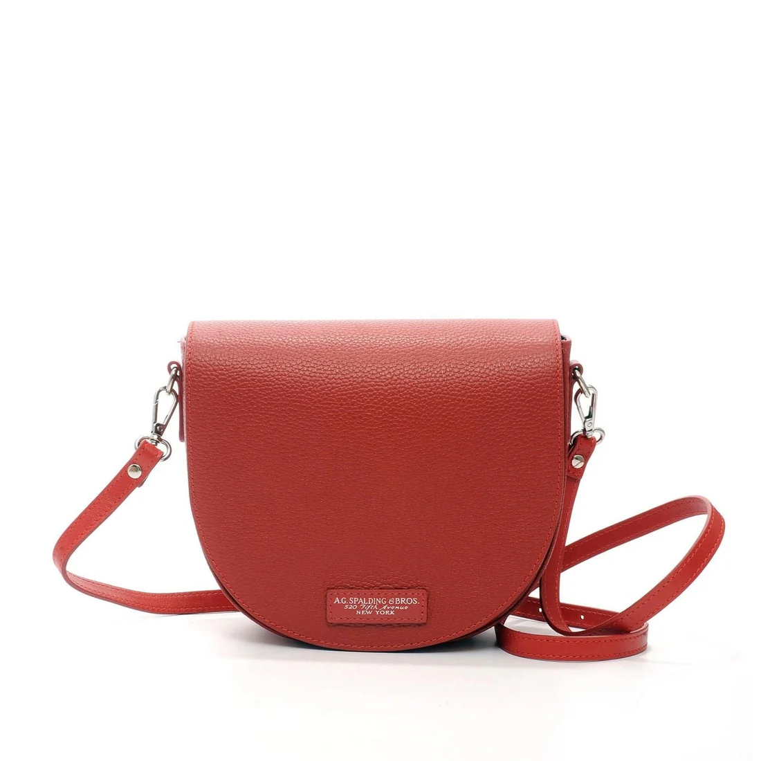 Borsetta tracolla Spalding & Bros Francy Tourist pelle rossa 309231U500