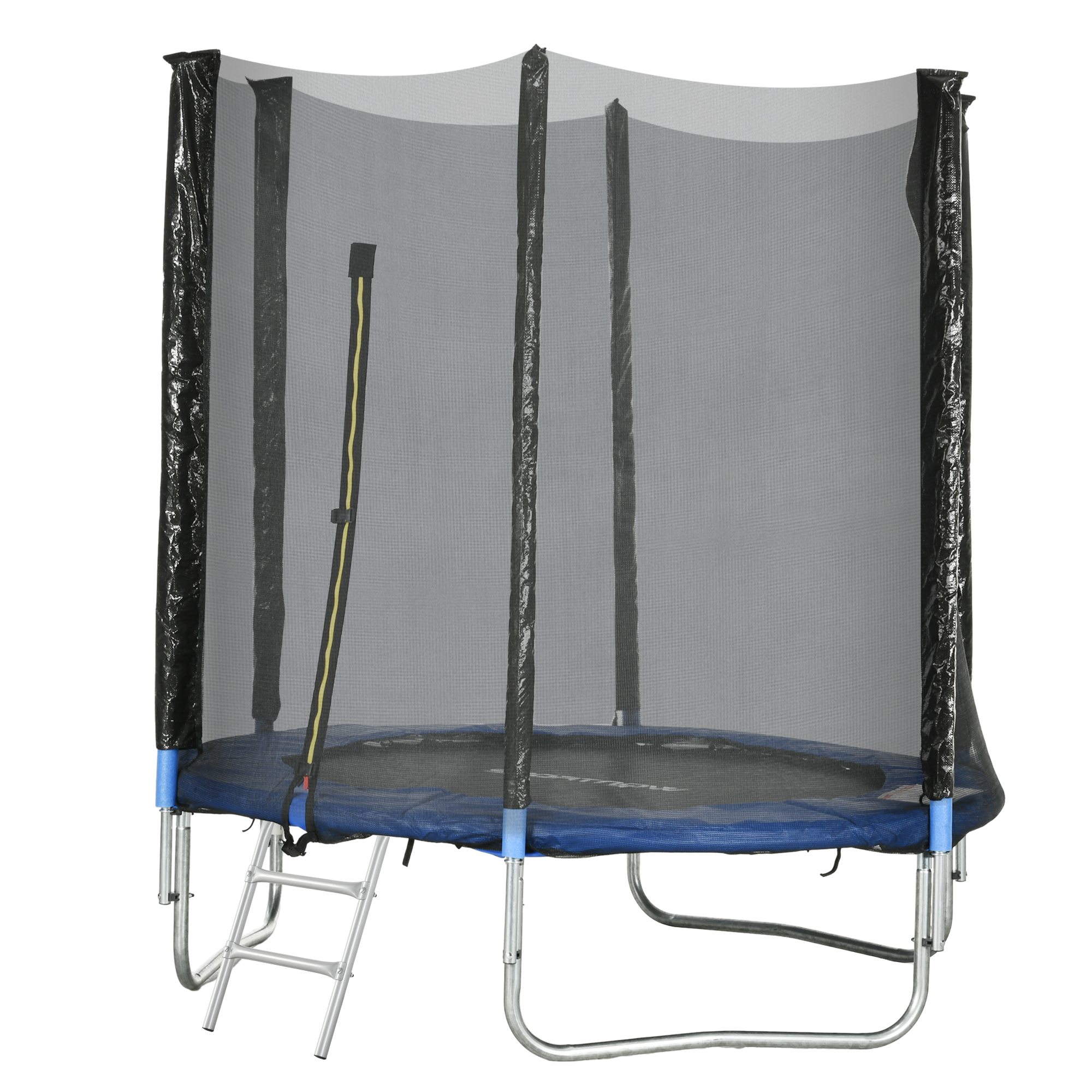 SPORTNOW Outdoor-Trampolin mit Sicherheitsnetz Ø180 cm für Kinder und Erwachsene