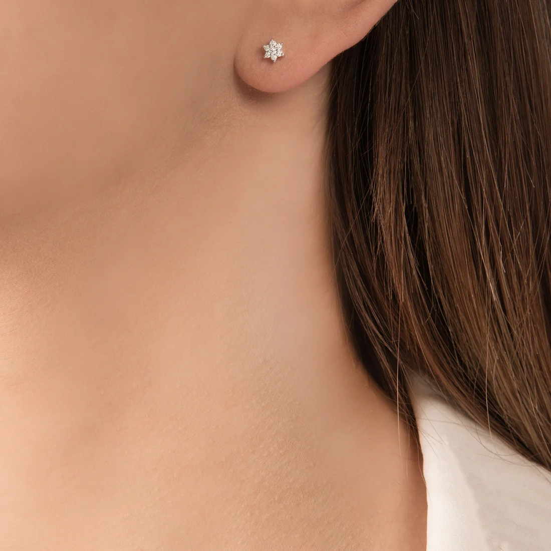 Orecchini gioielleria Mirco Visconti a rosetta di brillanti BG52/10