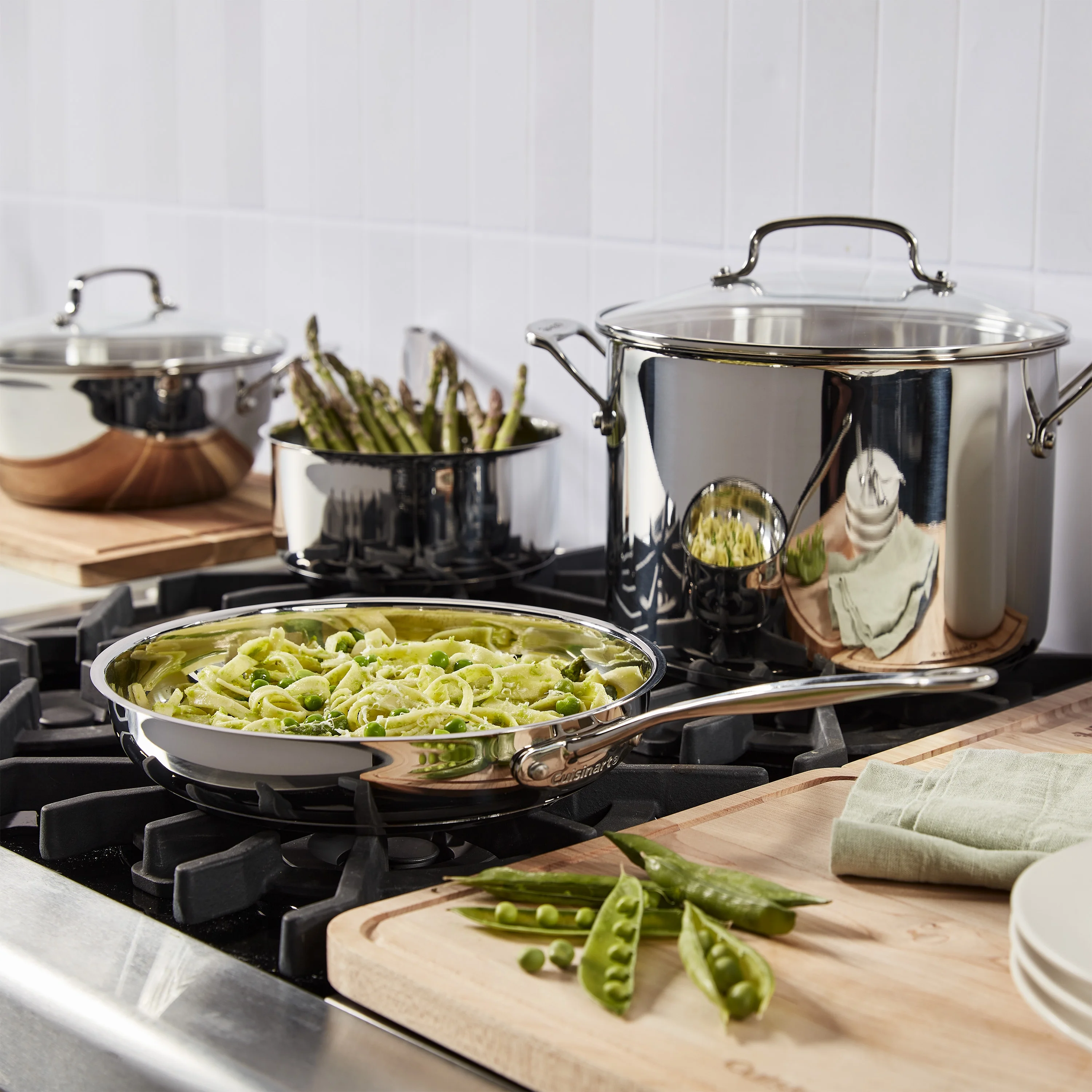 Cuisinart Chef��s Classic 17-Piece Stainless Steel Cookware Set